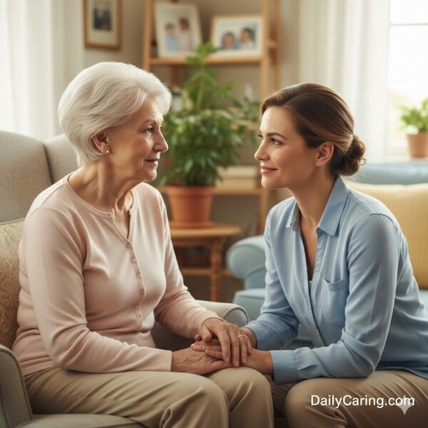How to talk to someone with dementia using verbal and non-verbal techniques.