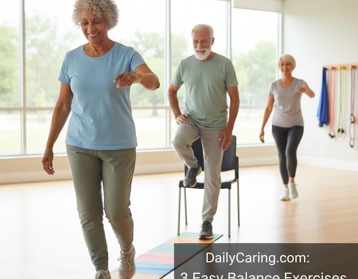 Easy balance exercises for seniors can help build strength and peace of mind for all.