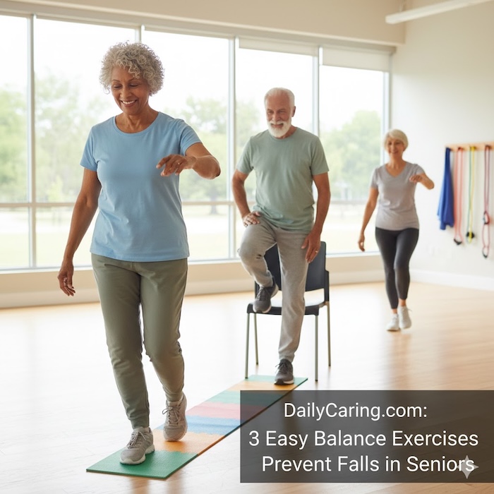 Easy balance exercises for seniors can help build strength and peace of mind for all.