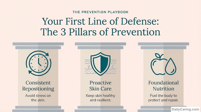 How to prevent bed sores: The 3 pillars of prevention.