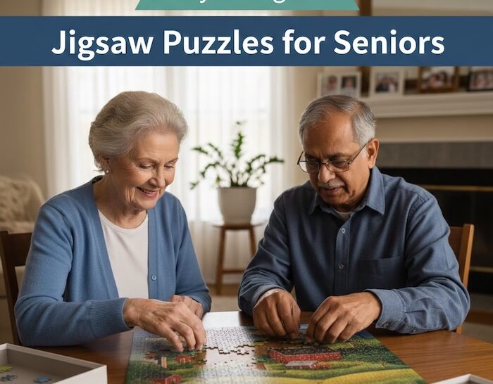 Jigsaw puzzles for seniors keep the brain engaged and is a great way to socialize too!