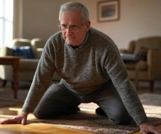 How to safely get up after a fall. Helpful tips for seniors and caregivers alike!