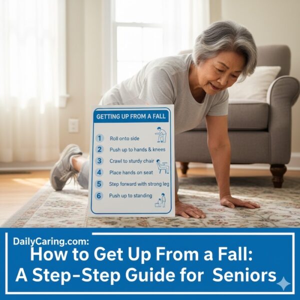 How to get up after a fall. Proper technique for aging adults.