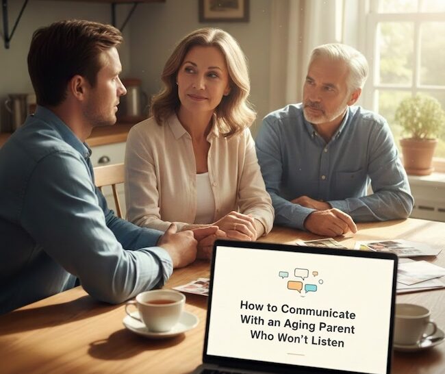 How to communicate with an aging parent who won't listen.
