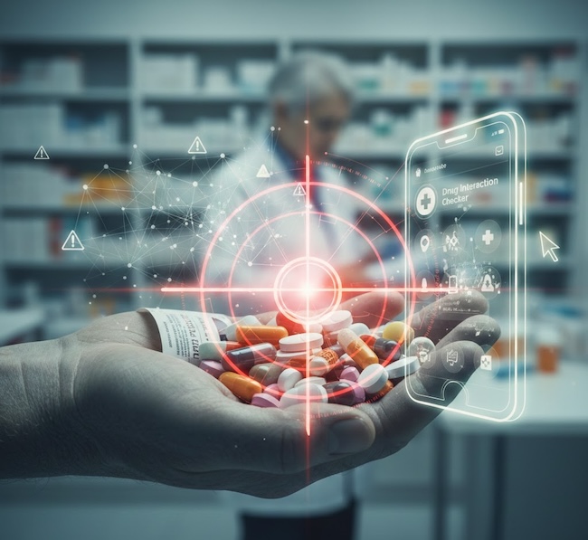 Seniors taking multiple medications need to be aware of the potential of serious drug interactions.