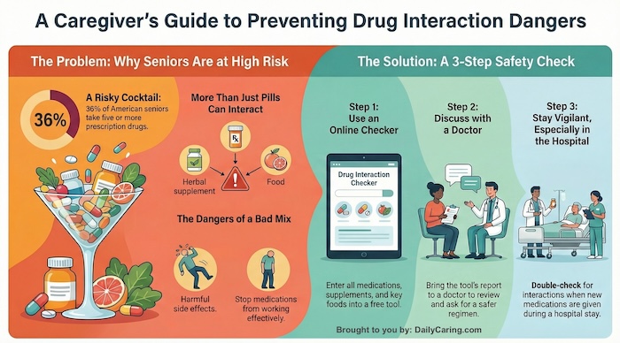 INFOGRAPHIC: A Caregiver's Guide to Preventing Drug Interactions