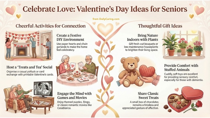 Great Valentine's Day Ideas for Seniors.