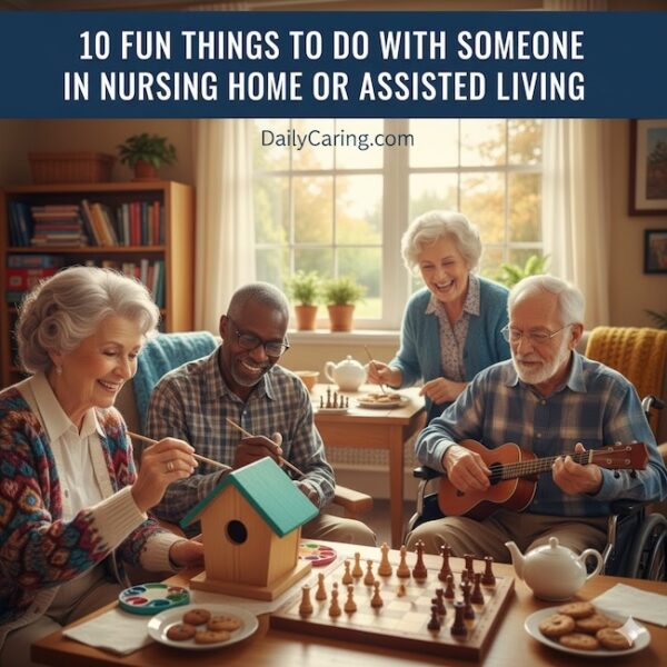 10 Fun Things to Do with Someone in a Nursing Home or Assisted Living.