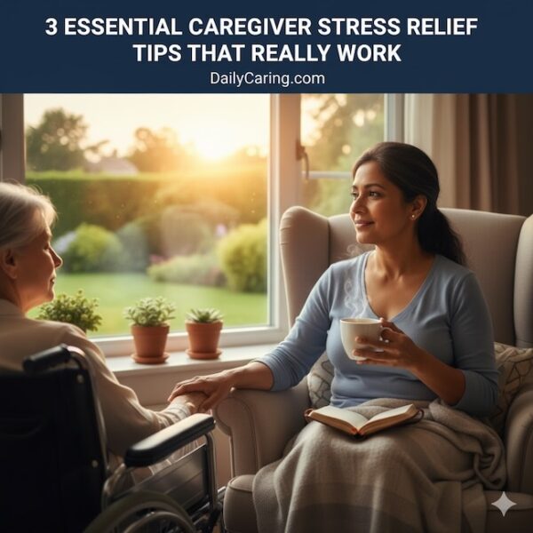 3 Essential Caregiver Stress Relief Tips That Really Work.