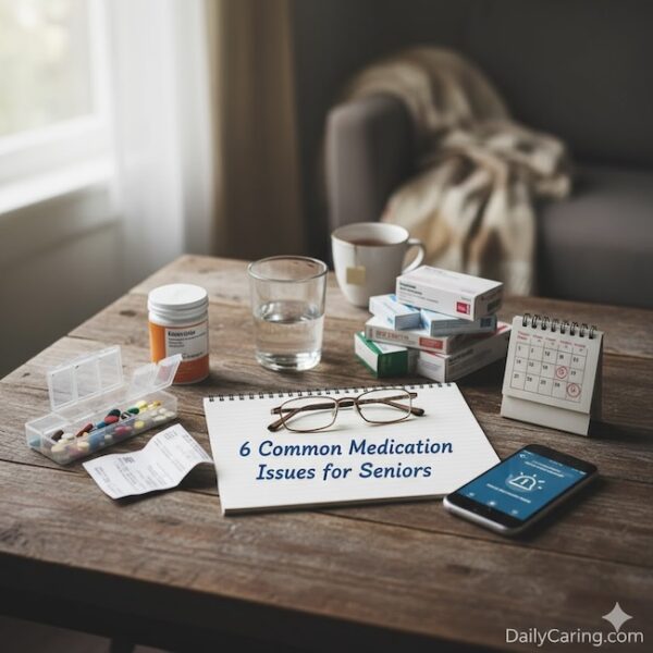 6 common medication challenges for aging adults and how to solve them.