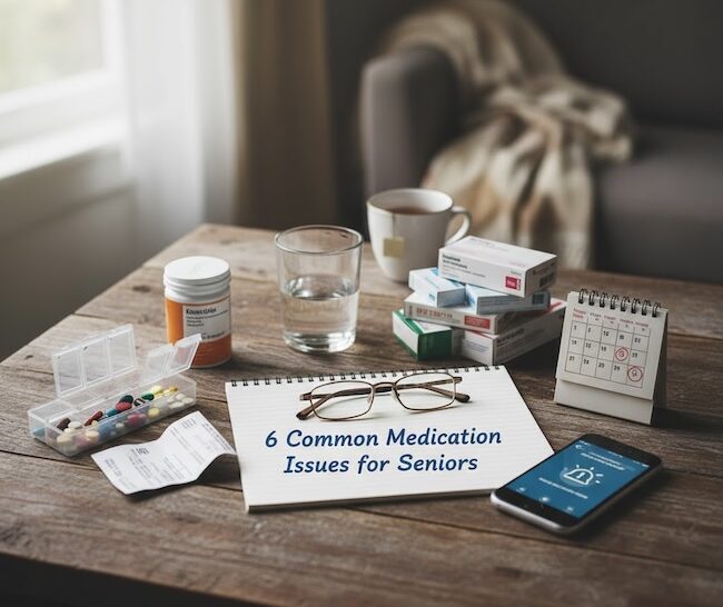 6 common medication challenges for aging adults and how to solve them.