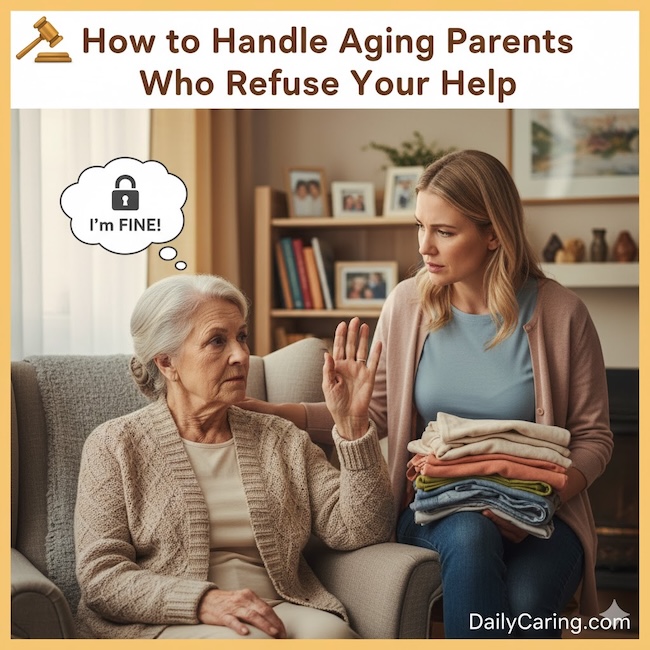 How to handle parents who refuse their children's help.