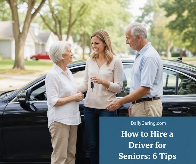How to hire a driver for seniors so they can maintain independence.