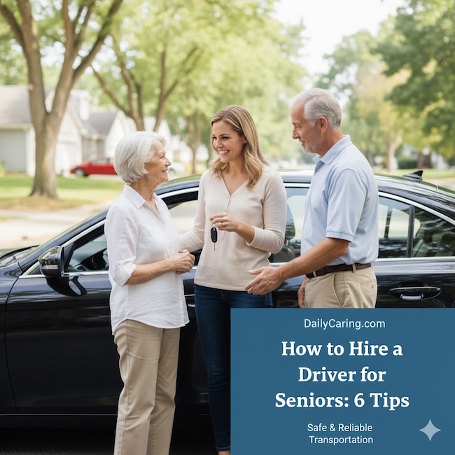 How to hire a driver for seniors so they can maintain independence.