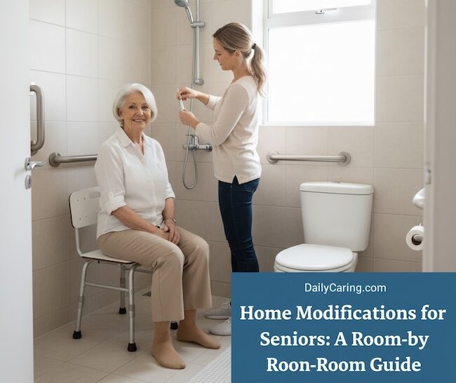 Home modifications for seniors, a room by room guide.
