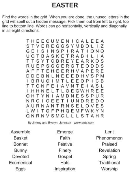 Printable word search puzzles keep seniors engaged