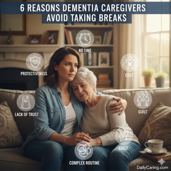 6 reasons dementia caregivers don't take breaks.