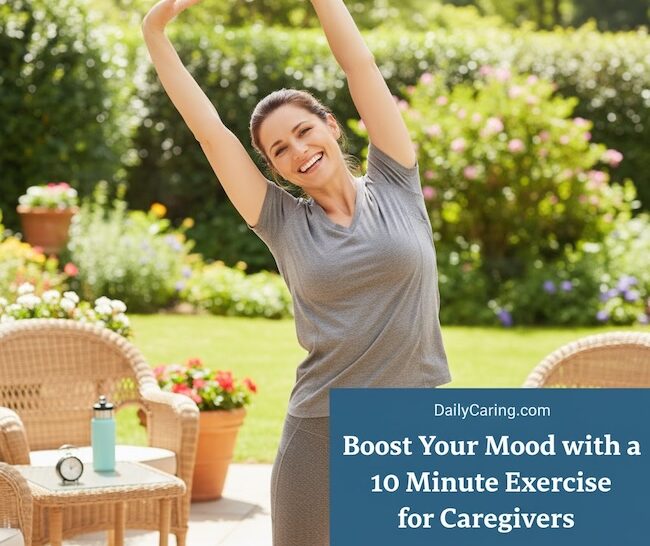 Boost your mood with these stress relief tips for caregivers.