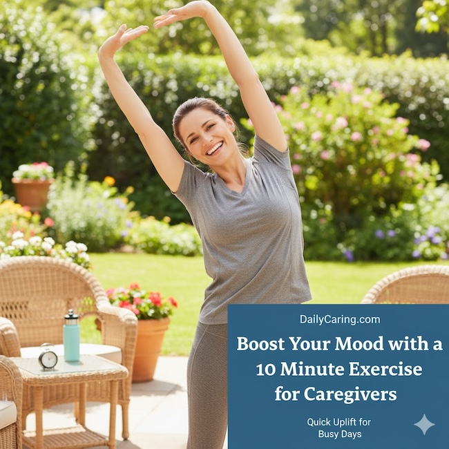 Boost your mood with these stress relief tips for caregivers.
