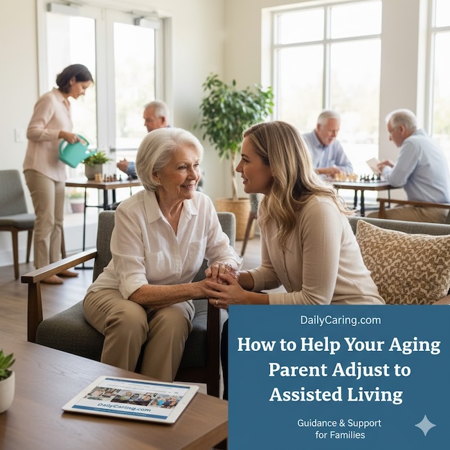 How to help your aging parent adjust to assisted living.