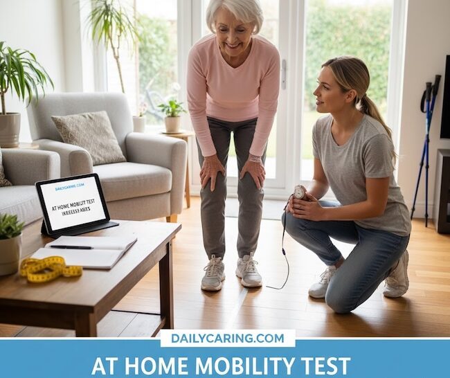 This at-home mobility test for seniors can assess their strength and predict the risk of a future fall.