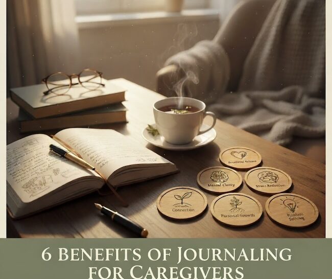 The benefits of journaling for caregivers has been well documented. Get started today!