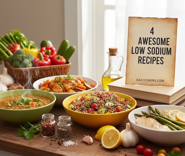 4 awesome low-sodium recipes for seniors to improve health