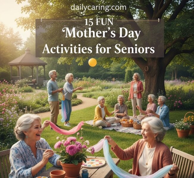15 great mother's day activities for seniors and their loved ones.