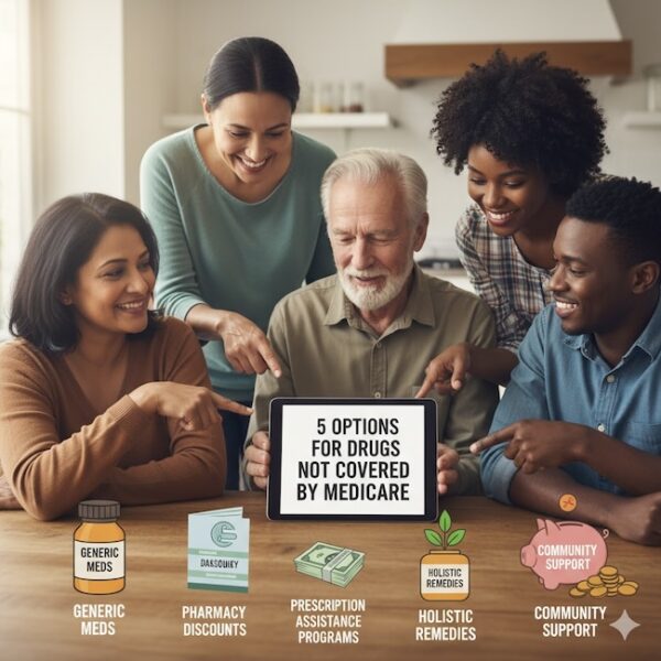 What are the available solutions for drugs not covered by medicare?