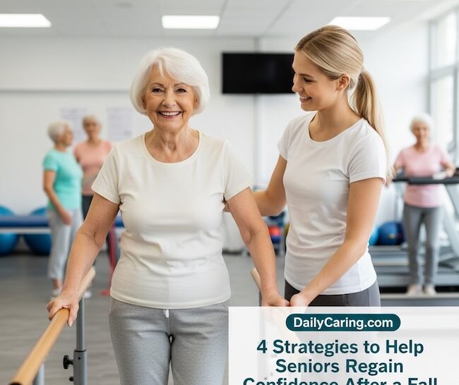 Strategies that help seniors regain their confidence following a fall.