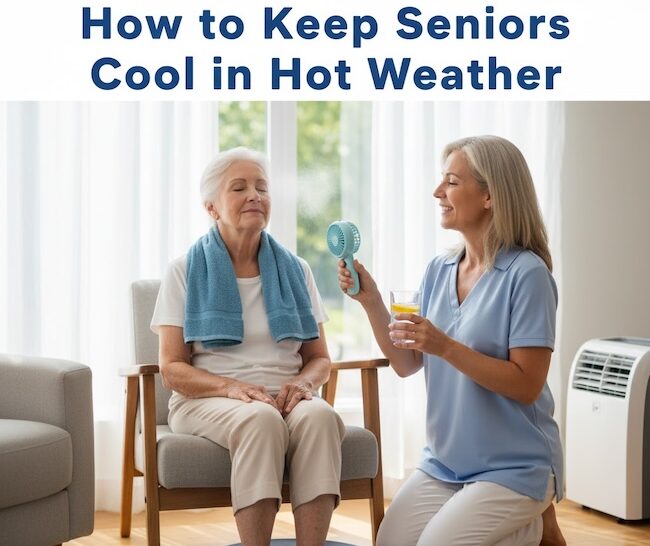 How to keep seniors cool in hot weather - Great tips!