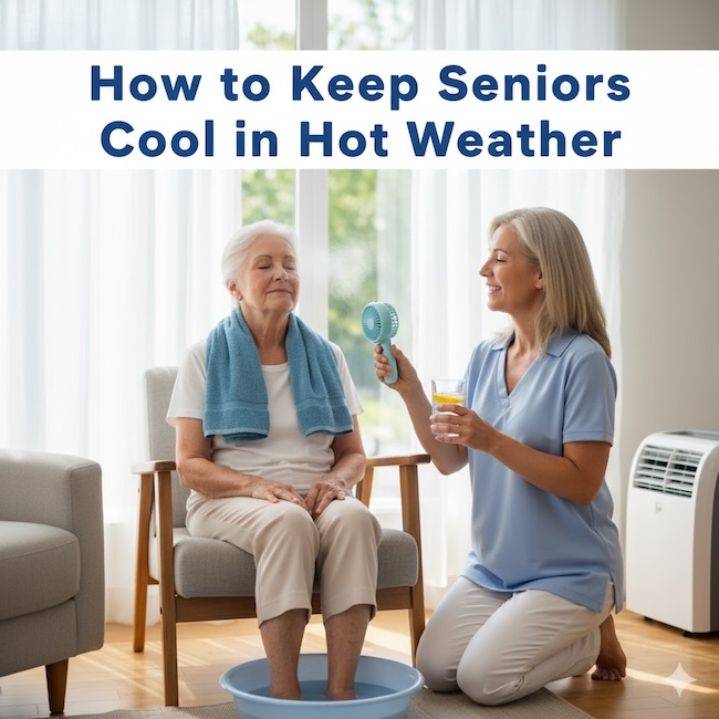 How to keep seniors cool in hot weather - Great tips!