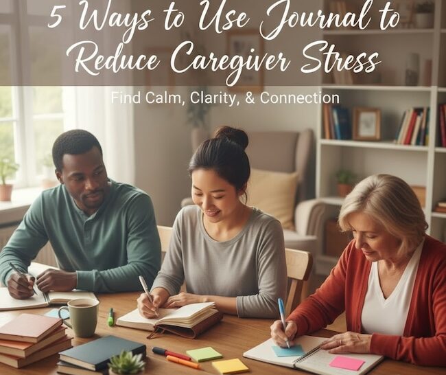 Use a caregiver journal to reduce stress and ease your mind.