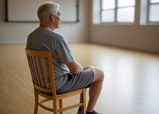 Sit-to-Stand Exercise for seniors is a great way to maintain strength and mobility