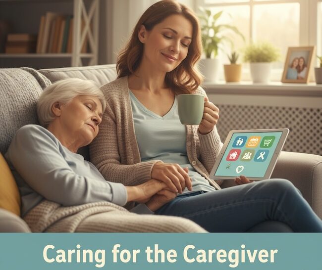 Self care for caregivers is super important. Caring for the caregiver is the theme of this Daily Caring post.
