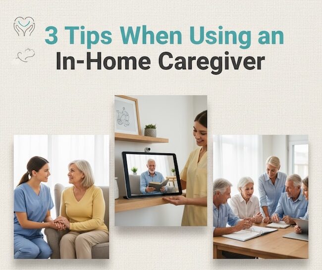 Using an in-home caregiver can be a great relief if you know what to look for. Here are 3 key tips.