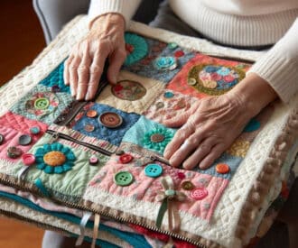 Soothe dementia fidgeting hands safely with simple touch-based activities