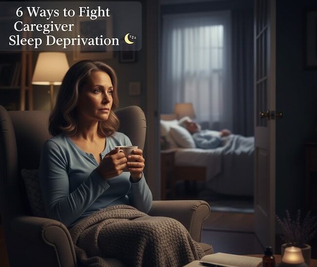 6 ways to fight caregiver sleep deprivation.