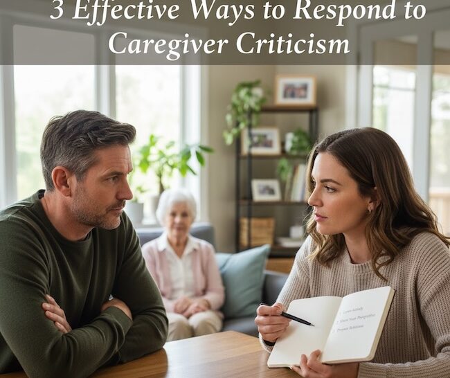 3 Effective Ways to Respond to Caregiver Criticism - From the Experts
