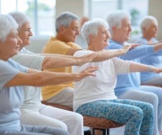 Seated chair exercises for seniors can be a great low-impact exercise routine for those wishing to build strength and endurance.