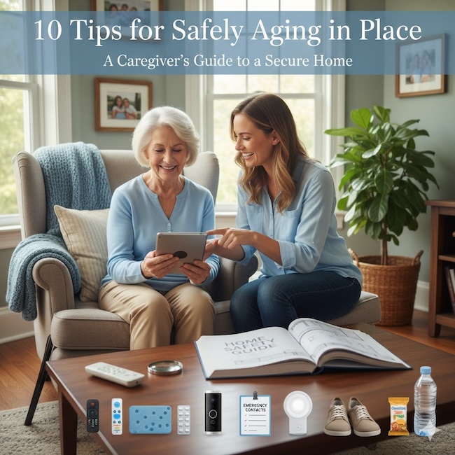 Safety Tips for Aging in Place. A Caregiver's Resource