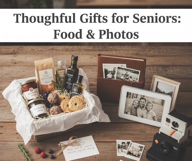 Thoughtful gifts for seniors: Food, photos, and more!