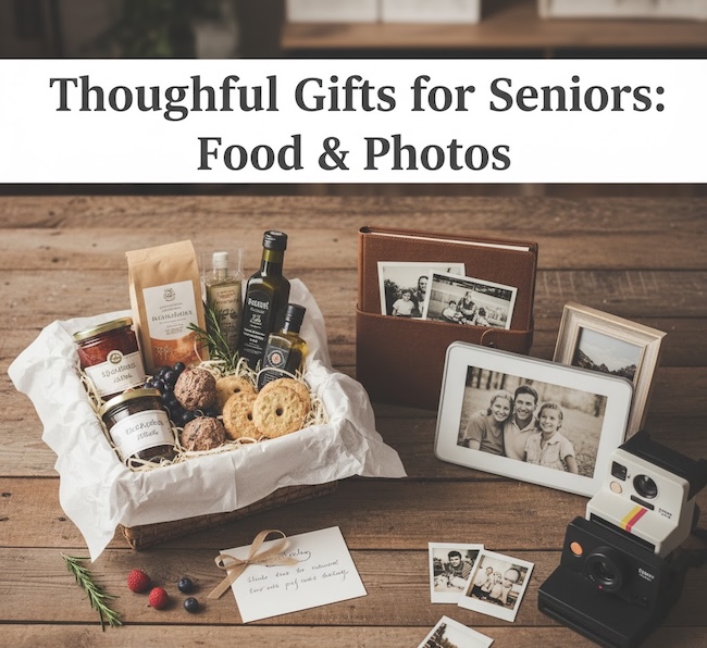 Thoughtful gifts for seniors: Food, photos, and more!
