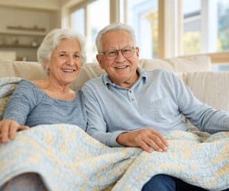 Among the many great gift ideas for seniors is a nice quilt!