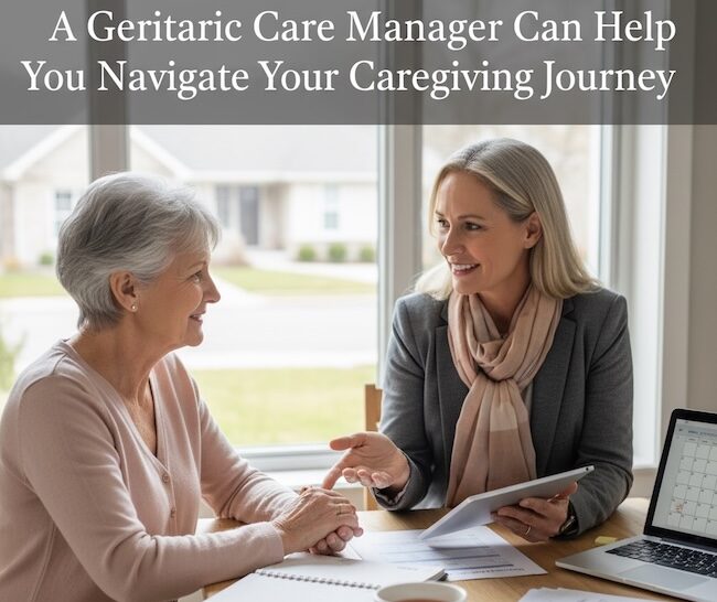 A geriatric care manager can help you navigate the complex world of caregiving!