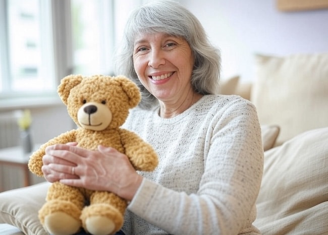 Depending on the state of your loved one, stuffed animals can be a great gift for seniors.