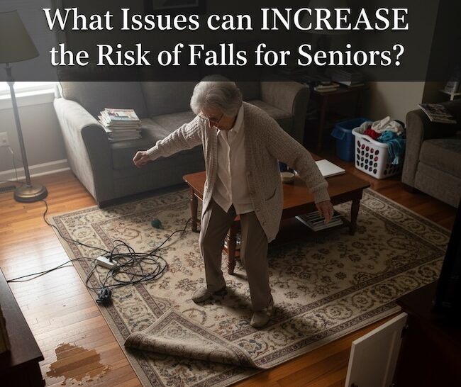 Sometimes issues related to aging can increase one's fall risk in the home. Here are the riskiest areas!