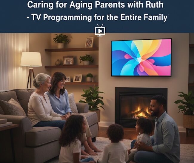 Caring for aging parents with Ruth and Erica - a Television show for the entire family.