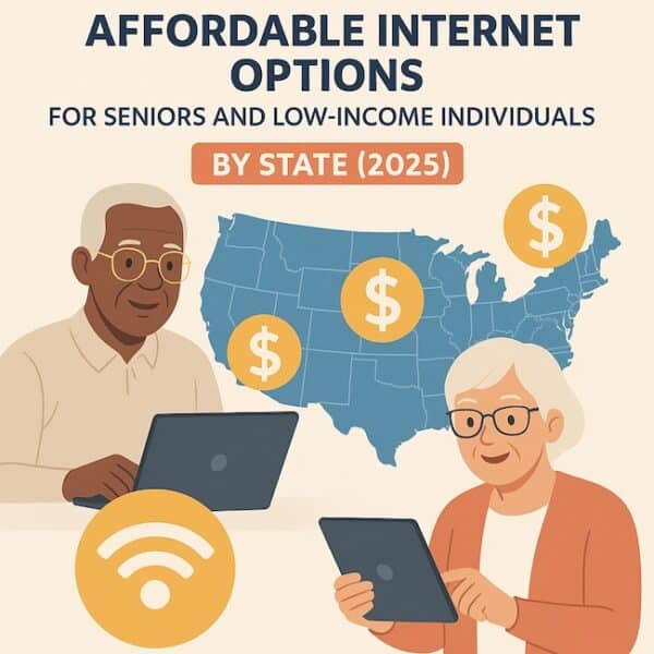 Affordable internet options for seniors and low income individuals by state | 2025 Edition