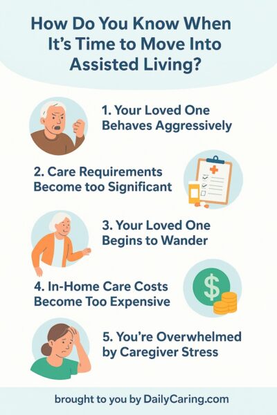 Infographic: Moving into assisted living is a big decision. Here's how to know when it's time!